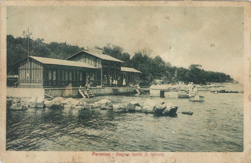 The first Poreč sea bath