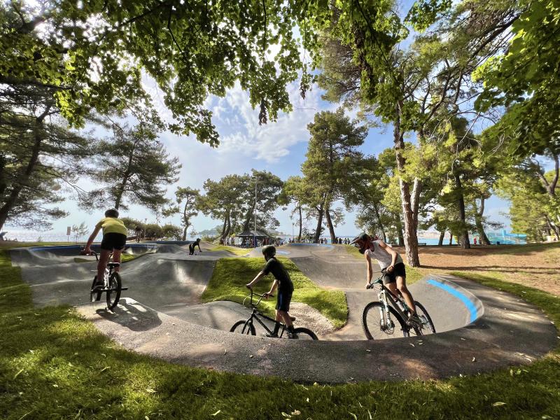 Adrenaline pump track and skills area 