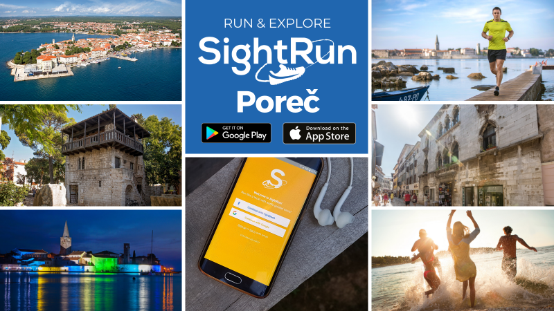 Discover Poreč running with SightRun App